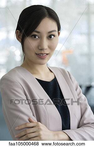 Stock Photo - Businesswoman, portrait. Fotosearch