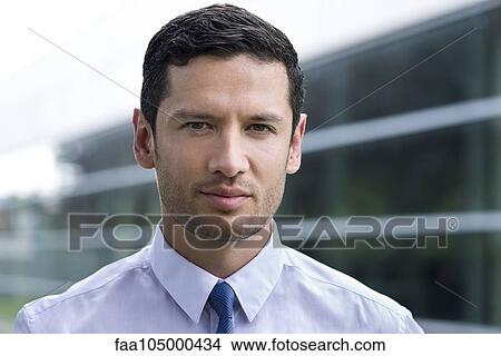 Picture - Confident businessman, portrait. Fotosearch