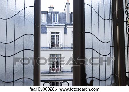 Leaded french window, open View Large Photo Image Stock Photography - Leaded french window, open. Fotosearch