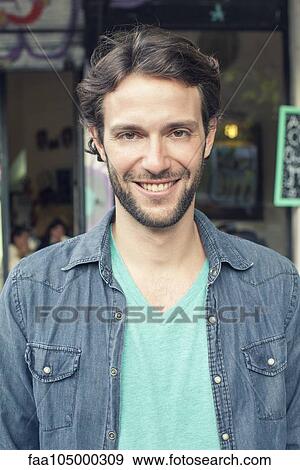 Stock Photo - Man, portrait. Fotosearch