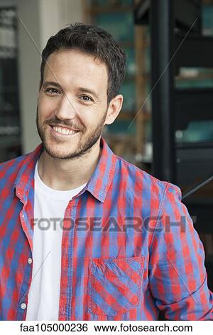 Stock Photograph - Man, portrait. Fotosearch