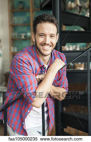Stock Photography - Man, portrait. Fotosearch