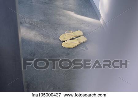 Pair of flipflops View Large Photo Image Stock Photo - Pair of flipflops. Fotosearch