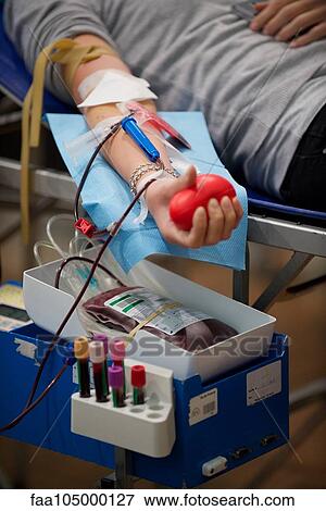 Person donating blood, cropped View Large Photo Image Stock Photo - Person donating blood, cropped. Fotosearch