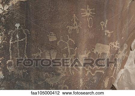 Petroglyphs at Newspaper Rock State Historic Monument, Utah, USA View Large Photo Image Stock Image - Petroglyphs at Newspaper Rock State Historic Monument, Utah, USA. Fotosearch