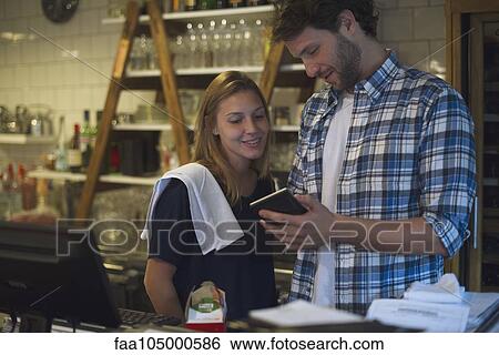 Stock Photograph - Restaurant employees. Fotosearch