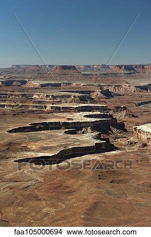 Scenic view of Canyonlands National Park in Utah, USA View Large Photo Image Picture - Scenic view of Canyonlands National Park in Utah, USA. Fotosearch