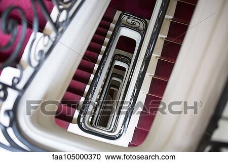 Spiral staircase, directly above View Large Photo Image Stock Image - Spiral staircase, directly above. Fotosearch