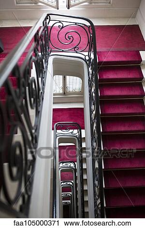 Staircase, high angle view View Large Photo Image Stock Image - Staircase, high angle view. Fotosearch