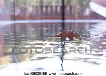Toes sticking out of swimming pool, personal perspective View Large Photo Image Stock Photograph - Toes sticking out of swimming pool, personal perspective. Fotosearch