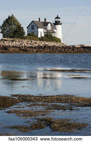 Tranquil scene with lighthouse View Large Photo Image Stock Image - Tranquil scene with lighthouse. Fotosearch