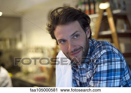 Waiter, portrait View Large Photo Image Stock Image - Waiter, portrait. Fotosearch