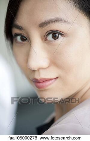 Stock Photo - Woman, portrait. Fotosearch
