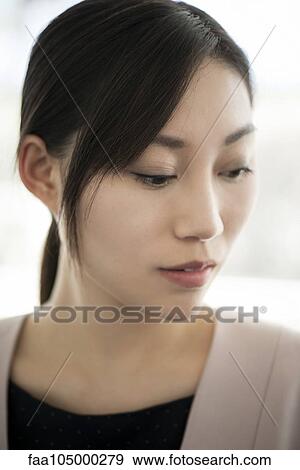 Stock Photo - Woman, portrait. Fotosearch