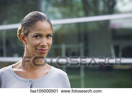 Woman smiling, portrait View Large Photo Image Stock Image - Woman smiling, portrait. Fotosearch