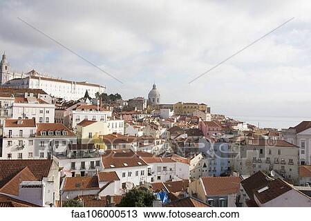 Aerial view of city rooftops View Large Photo Image Stock Image - Aerial view of city rooftops. Fotosearch