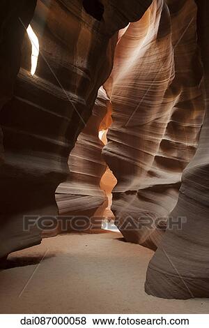 Antelope Canyon, a slot canyon in Arizona, USA View Large Photo Image Stock Photo - Antelope Canyon, a slot canyon in Arizona, USA. Fotosearch