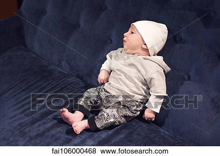 Stock Photo - Baby, portrait. Fotosearch