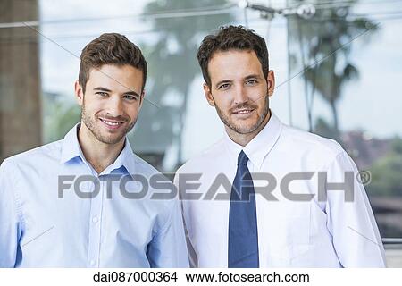 Picture - Business partners, portrait. Fotosearch