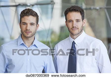 Business partners, portrait View Large Photo Image Stock Photo - Business partners, portrait. Fotosearch