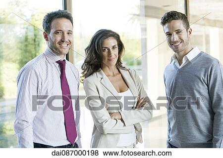 Business professionals, portrait View Large Photo Image Stock Photo - Business professionals, portrait. Fotosearch