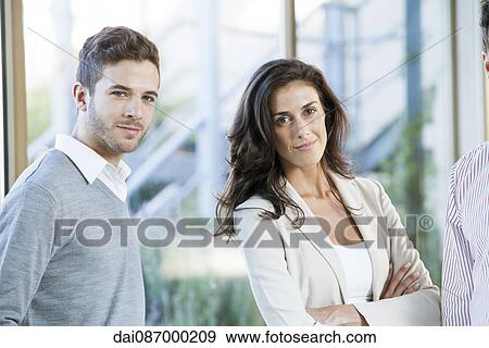 Stock Photo - Business professionals, portrait. Fotosearch