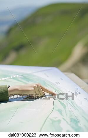 Child's hand touching map at scenic overlook View Large Photo Image Stock Image - Child's hand touching map at scenic overlook. Fotosearch