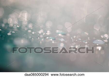 Picture - Close-up of water droplets. Fotosearch