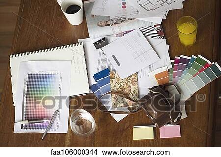 Cluttered work space View Large Photo Image Picture - Cluttered work space. Fotosearch