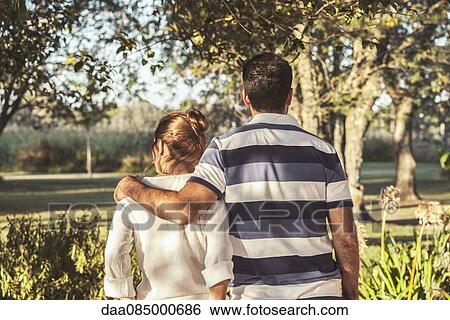 Couple enjoying view, portrait View Large Photo Image Stock Photograph - Couple enjoying view, portrait. Fotosearch