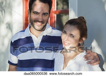 Stock Photograph - Couple, portrait. Fotosearch