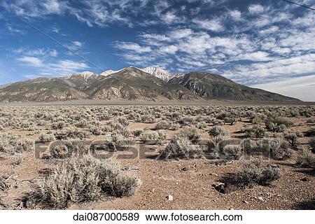 Desert and mountains in Nevada, USA View Large Photo Image Stock Photo - Desert and mountains in Nevada, USA. Fotosearch