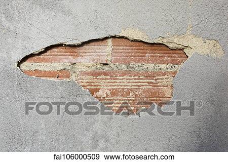 Stock Photo - Deteriorating wall. Fotosearch