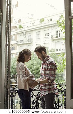 Expecting couple View Large Photo Image Stock Photography - Expecting couple. Fotosearch