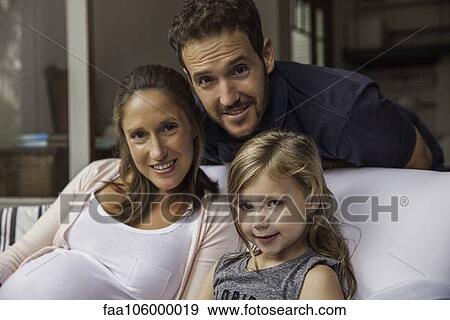 Family at home, portrait View Large Photo Image Stock Photo - Family at home, portrait. Fotosearch