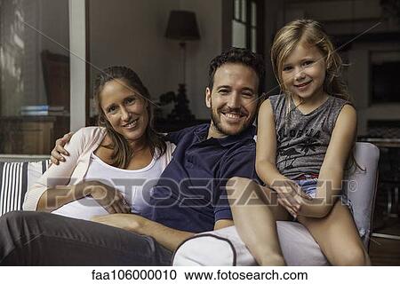 Family at home together, portrait View Large Photo Image Stock Image - Family at home together, portrait. Fotosearch