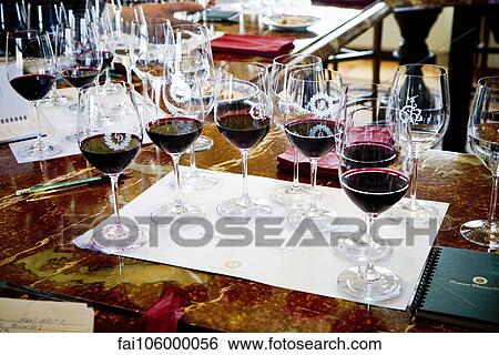 Glasses of red wine View Large Photo Image Stock Photograph - Glasses of red wine. Fotosearch