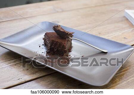 Half eaten chocolate cake View Large Photo Image Stock Image - Half eaten chocolate cake. Fotosearch