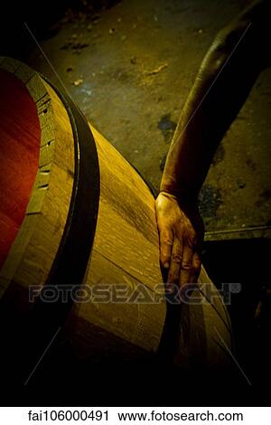 Hand touching wooden cask View Large Photo Image Stock Image - Hand touching wooden cask. Fotosearch
