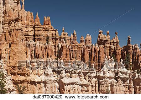 Hoodoo rock formations in Bryce Canyon National Park, Utah, USA View Large Photo Image Stock Image - Hoodoo rock formations in Bryce Canyon National Park, Utah, USA. Fotosearch