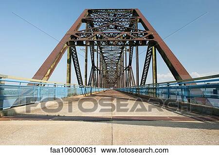 Stock Image - Hstoric bridge along Route 66 in USA. Fotosearch
