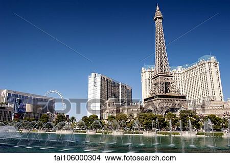 Picture - Luxury hotels on the Las Vegas Strip, Las Vegas, Nevada, USA. Fotosearch