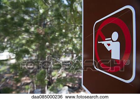 No hunting sign View Large Photo Image Stock Photograph - No hunting sign. Fotosearch