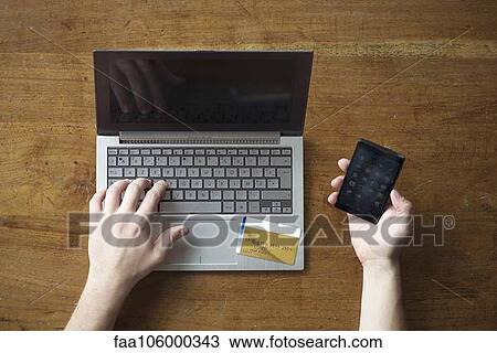 Online banking available from any wireless device View Large Photo Image Stock Image - Online banking available from any wireless device. Fotosearch