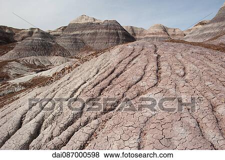 Painted Desert region of Petrified Forest National Park, Arizona, USA View Large Photo Image Stock Photo - Painted Desert region of Petrified Forest National Park, Arizona, USA. Fotosearch
