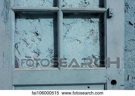 Stock Photography - Painted door and painted wall. Fotosearch