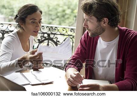 Paying monthly household bills View Large Photo Image Stock Image - Paying monthly household bills. Fotosearch