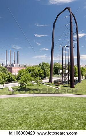 Power station in park View Large Photo Image Stock Photo - Power station in park. Fotosearch