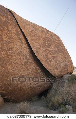 Stock Photo - Rock formation in Joshua Tree National Park, California, USA. Fotosearch
