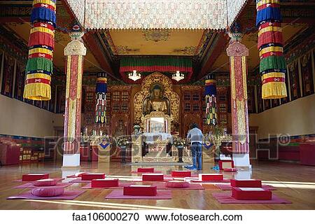 Shrine in Karma Triyana Dharmachakra Tibetan Buddhist Monastery, Woodstock, New York, USA View Large Photo Image Stock Image - Shrine in Karma Triyana Dharmachakra Tibetan Buddhist Monastery, Woodstock, New York, USA. Fotosearch